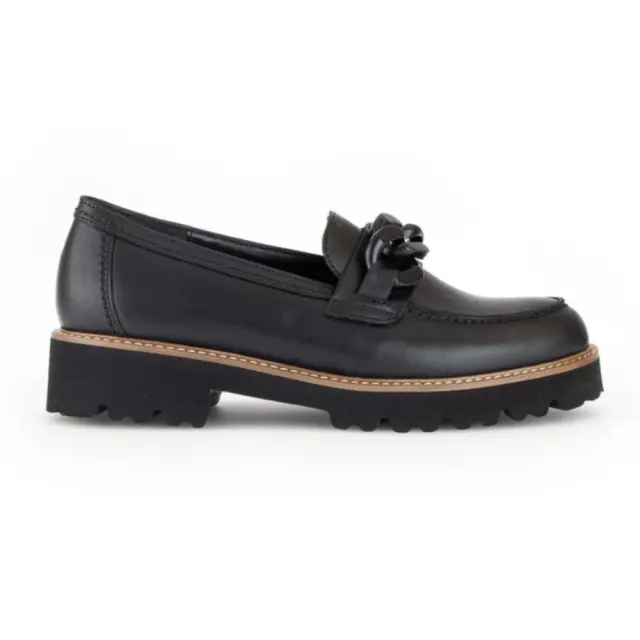 Gabor Μοκασίνια-Loafers Γυναικείο δέρμα Μαύρο GAB/95240 002-BLACK - 36