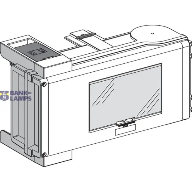 Tap-Off Unit Canalis KS, 63 A, 230–690 V, IP55, DIN Rail, White (RAL 9001), Tap-off Unit Polarity: 3L+N+PE