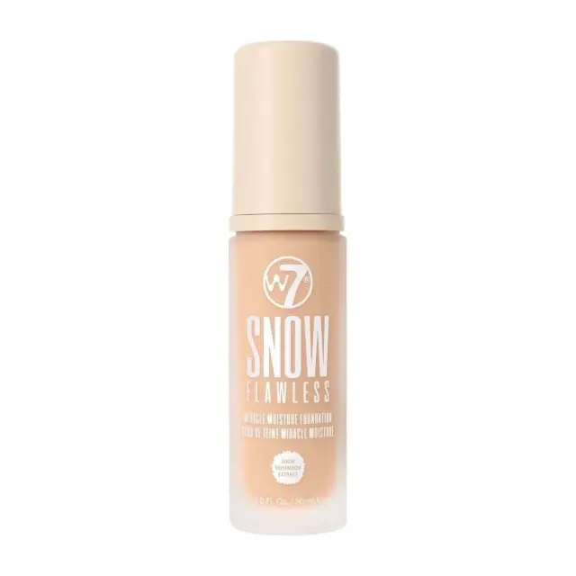 W7 Snow Flawless Miracle Moisture Foundation Early Tan Ενυδατικό Make Up Προσώπου, 30ml