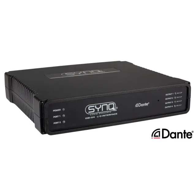 SYNQ DBI-04 DANTE AUDIO BRIDGE