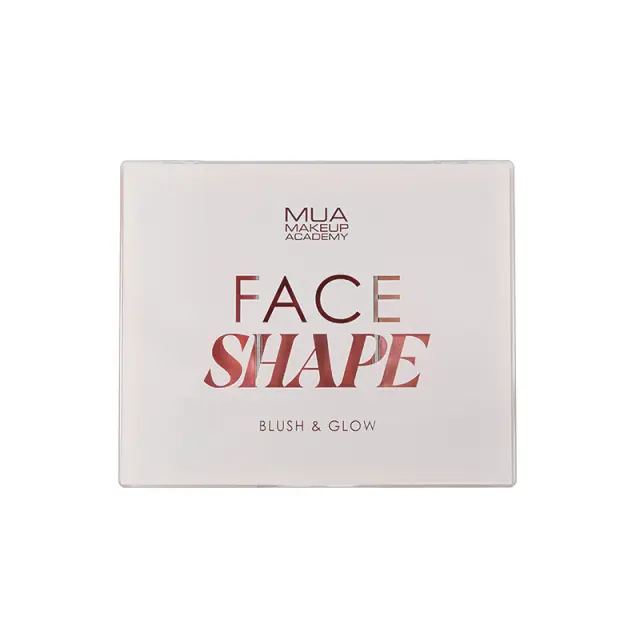 MUA Face Shape Palette Blush & Glow 18g