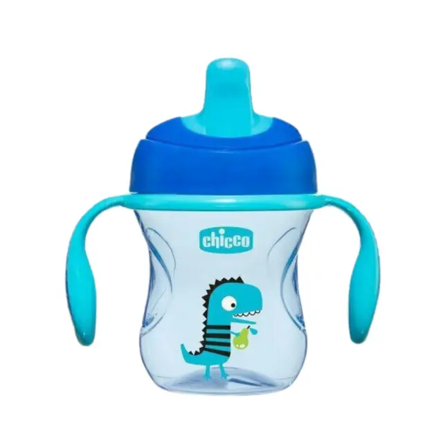 Chicco Training Cup Εκπαιδευτικό Κύπελλο Μπλε 6m+ 200ml