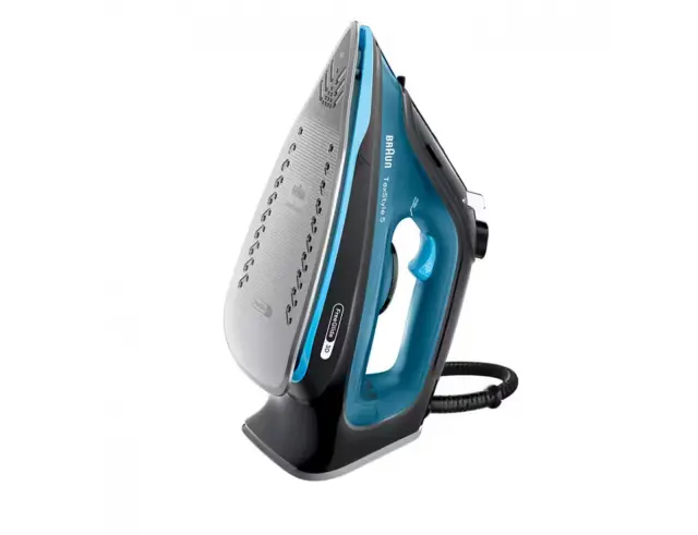 Σίδερο ατμού Braun TexStyle 5 SI5256BL με ισχύ 2600W και χωρητικότητα νερού 300ml - ΜπλεSI5256BL 2