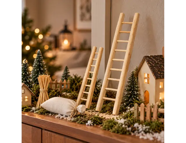 Διακοσμητική Μινιατούρα Σκάλα Fééric Lights & Christmas - 2 τεμάχια 503717347