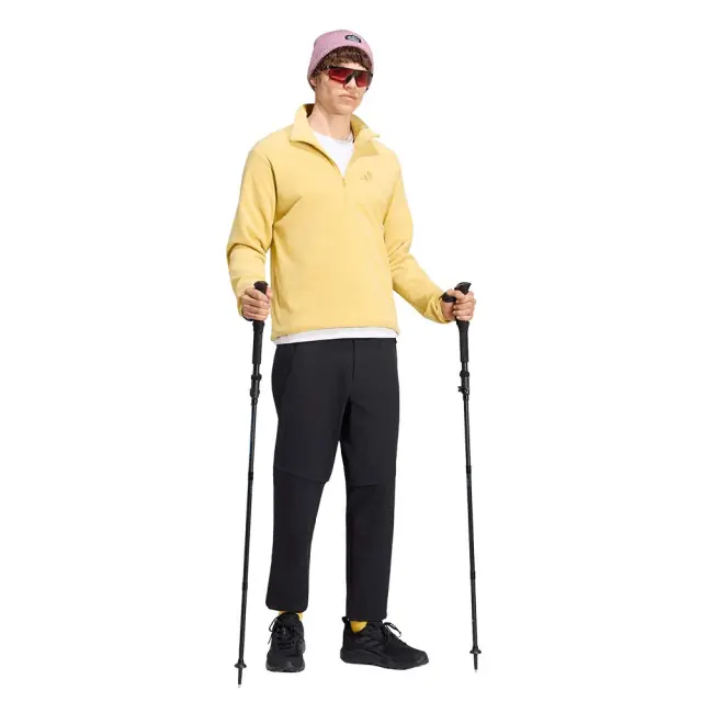 adidas Performance Men's Terrex Multi Esentials Half-Zip Fleece Jacket Μουσταρδί KZ1778 (adidas Performance) 3