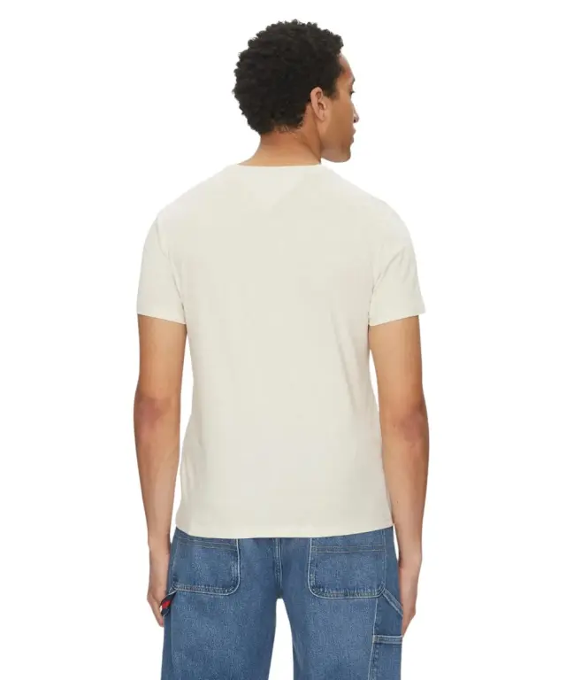 Tommy Hilfiger - Ανδρικό T-shirt Entry Graphic Tee Ext Slim Fit DM0DM20779-AE3 Μπεζ - 2XL 2