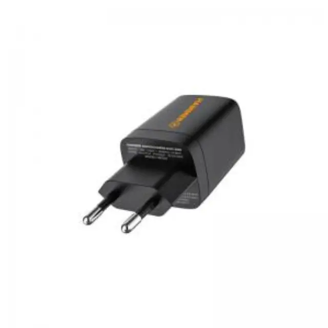 Φορτιστής Ταξιδίου Ταχείας Φόρτισης Hammer RapidCharge Duo με Διπλή Έξοδο USB A & USB C PD 30W Μαύρο N66786 3