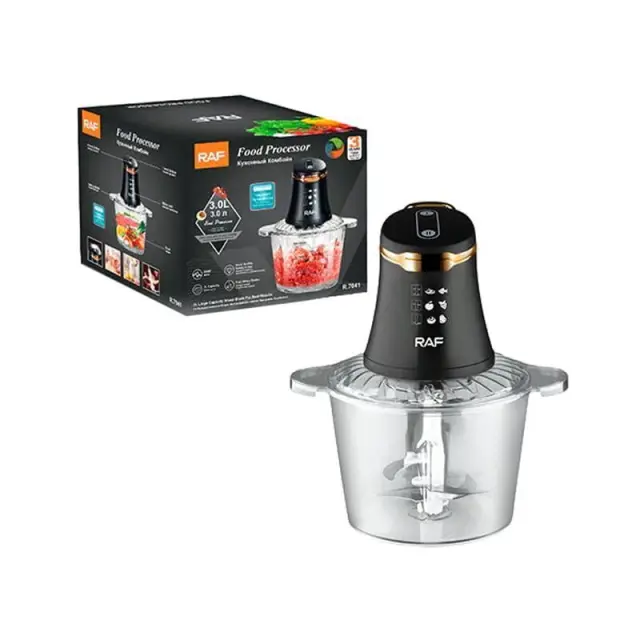 Raf Πολυκόπτης Multi 800W με Δοχείο 3lt R.7041 - Food Processor 97011