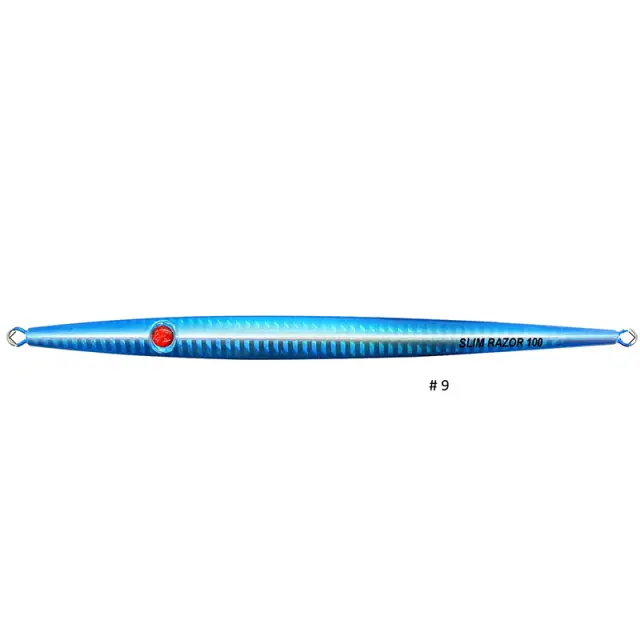 Πλάνος Pregio Slim Razor SLR 30gr – 100gr για Shore & Light Jigging στη Μεσόγειο 100gr #9