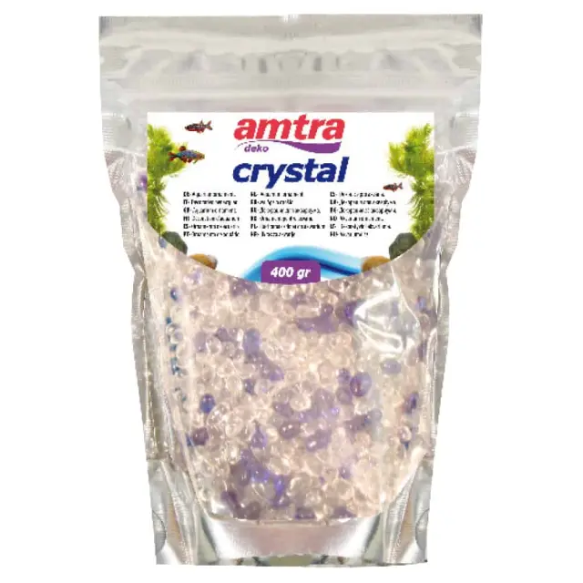 Amtra Crystal Sand Λευκό/Μπλε Διακοσμητικό Χαλίκι 400gr 2