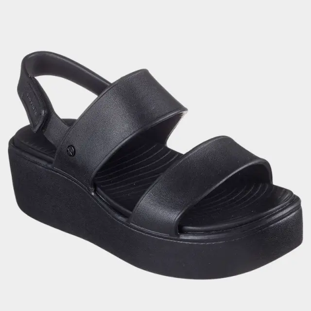 Πέδιλα Skechers Molded Double Band Slingback 111257_BBK Μαύρο - 39