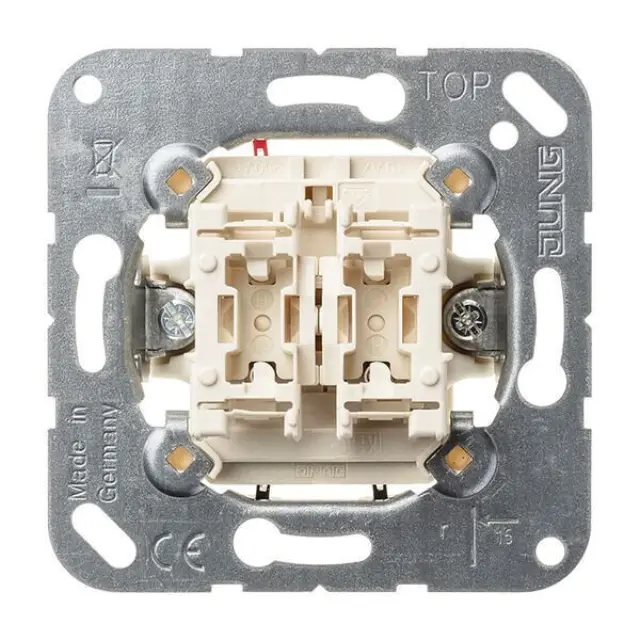 2-gang push-button insert 1-pole, 1-way 535U