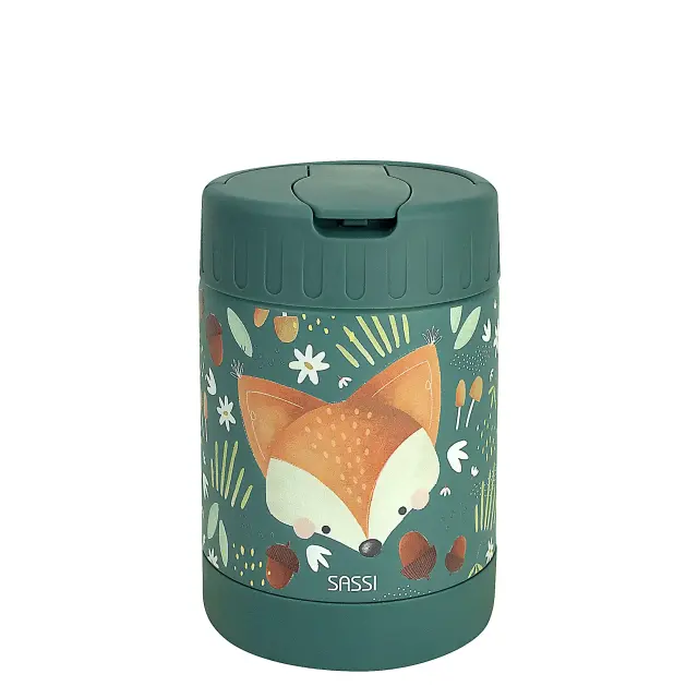 Sassi Ανοξείδωτος Θερμός Φαγητού 350ml Crunchy The Fox