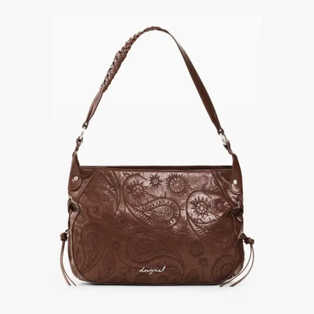 Desigual - Γυναικεία Τσάντα Ώμου / Χιαστί Siroco Quincy 26WAXP90-6011 Καφέ