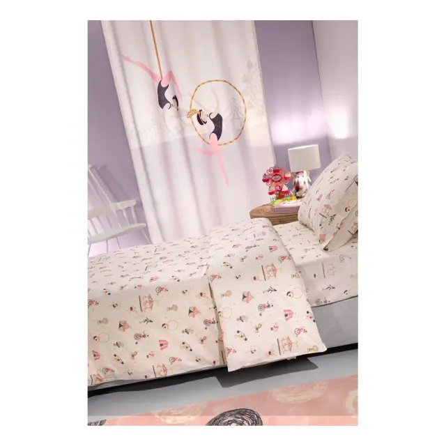 Παιδική Κουρτίνα Saint Clair Soft-Touch Enjoy Pinky 160x240 2