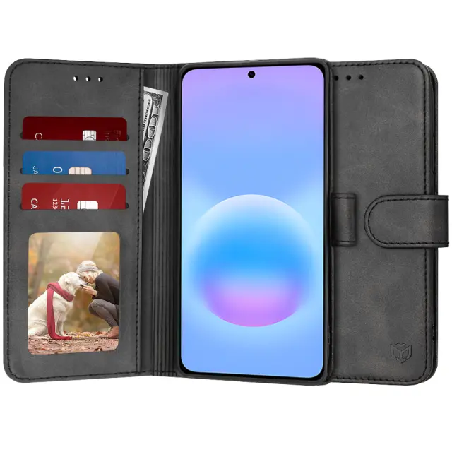 Techsuit - Diary Book - Samsung Galaxy A57 5G - Black