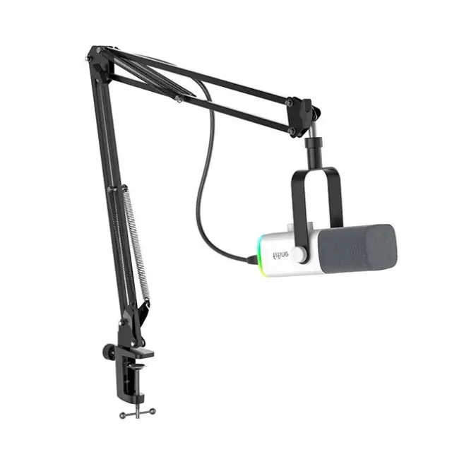 Fifine Μικρόφωνο AM8TW AMPLIGAME USB/XLR RGB White (AM8TW)