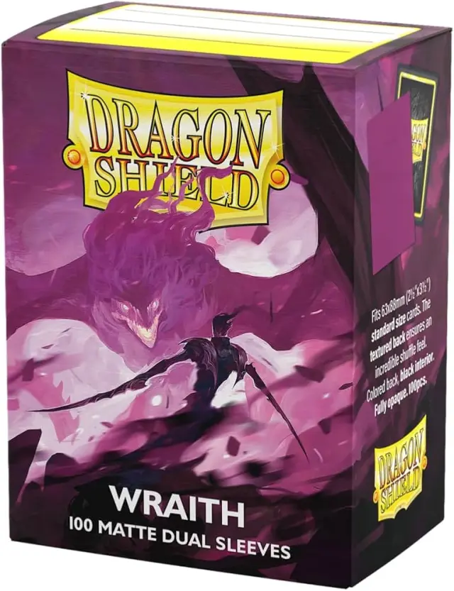 Dragon Shield Dual Matte Sleeves - Wraith 'Alaric, Chaos Wraith' (100 Sleeves)