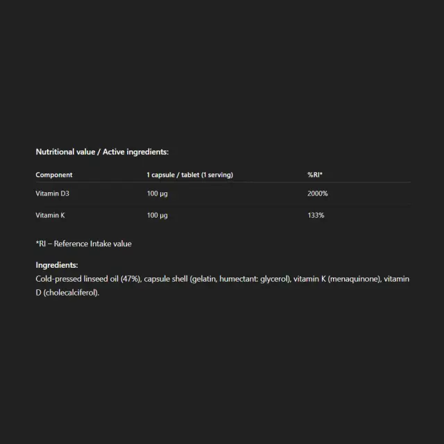 ALLNUTRITION D3 4000 + K2 2