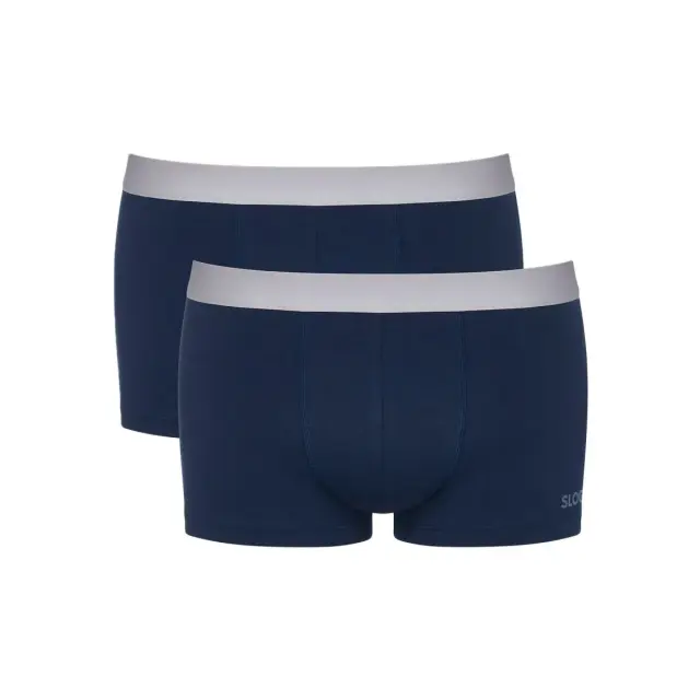 Sloggi Ανδρικό Boxer GO ABC 2.0 H Hipster - Διπλό Πακέτο, Χρώμα Navy
