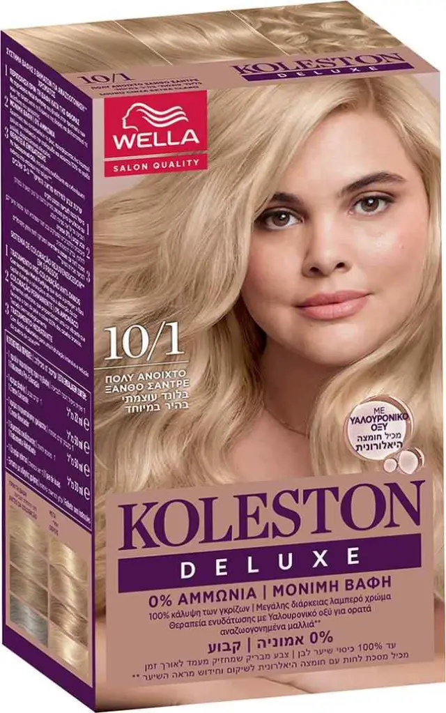 Wella Koleston Deluxe Σετ Κρέμα Βαφή Με Έλαια - 10/1