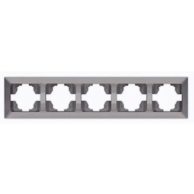 Πλαίσιο 5 Θέσεων Οριζόντιο Γραφίτης 36.5x8.2x1.5cm