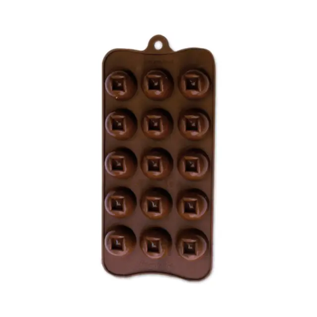 Φόρμα Σιλικόνης 22x10cm - Round w Cube