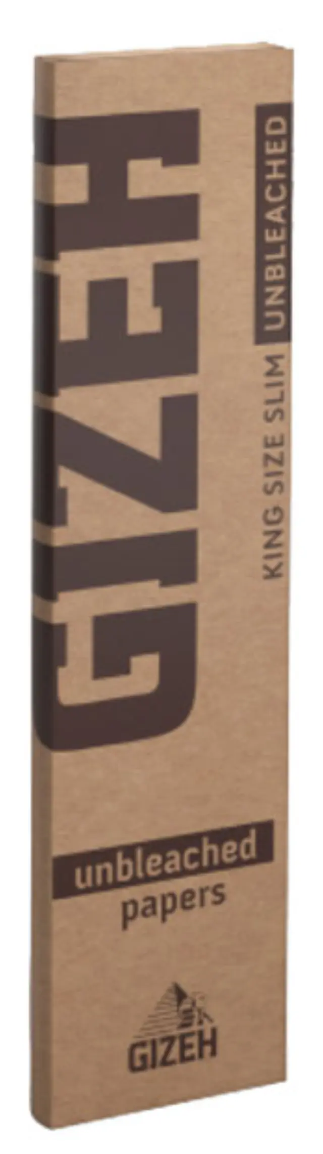 GIZEH Χαρτάκια Brown - Ακατέργαστο - King Size 34φ.