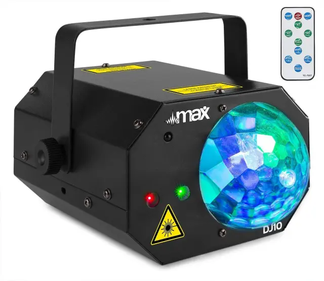 MAX DJ10 ΕΦΕ LED JELLY MOON ΜΕ RG LASER 2