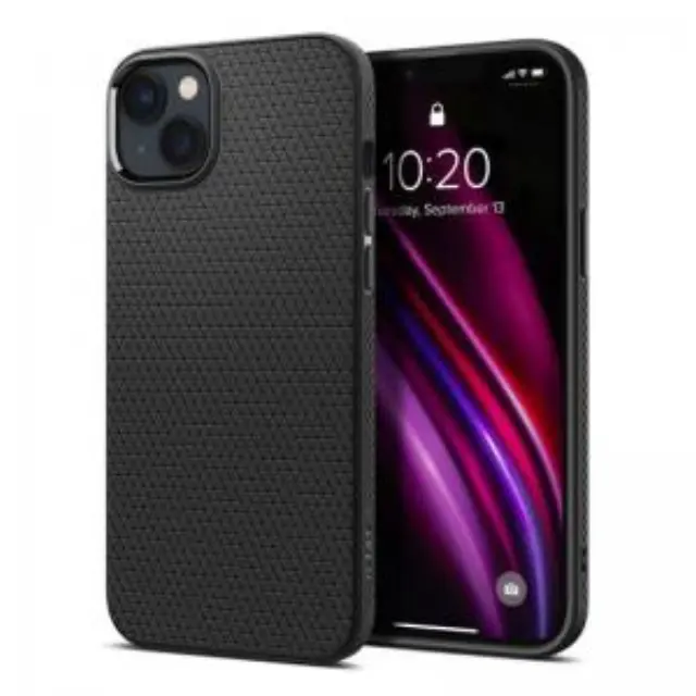 Θήκη Soft TPU Spigen Apple iPhone 15 Liquid Air Μαύρο N62496 2