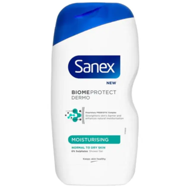 SANEX Shower Gel 450ml Dermo Moisturising