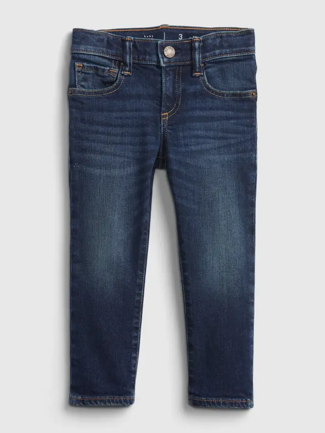 Νηπιακό Slim Jean Παντελόνι με Washwell™ dark wash - 2YRS