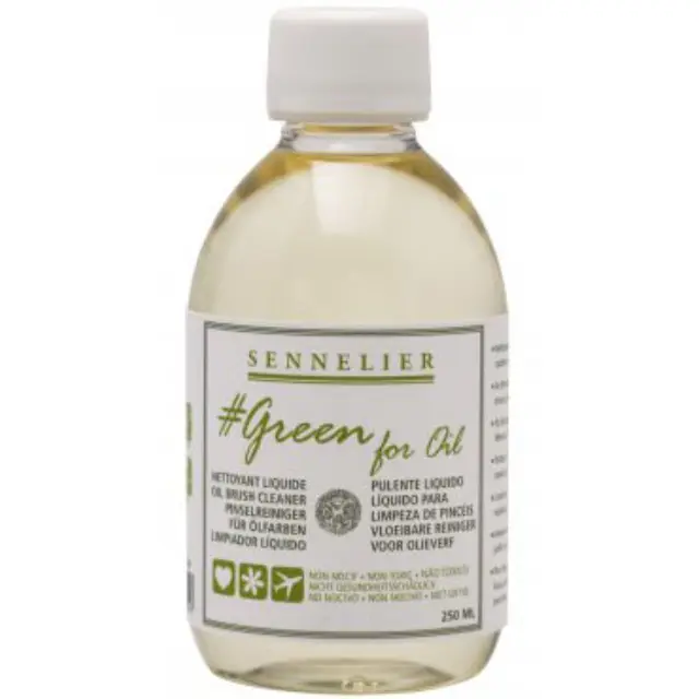Sennelier Green for Oil Οικολογικό Καθαριστικό Πινέλων - 250ml