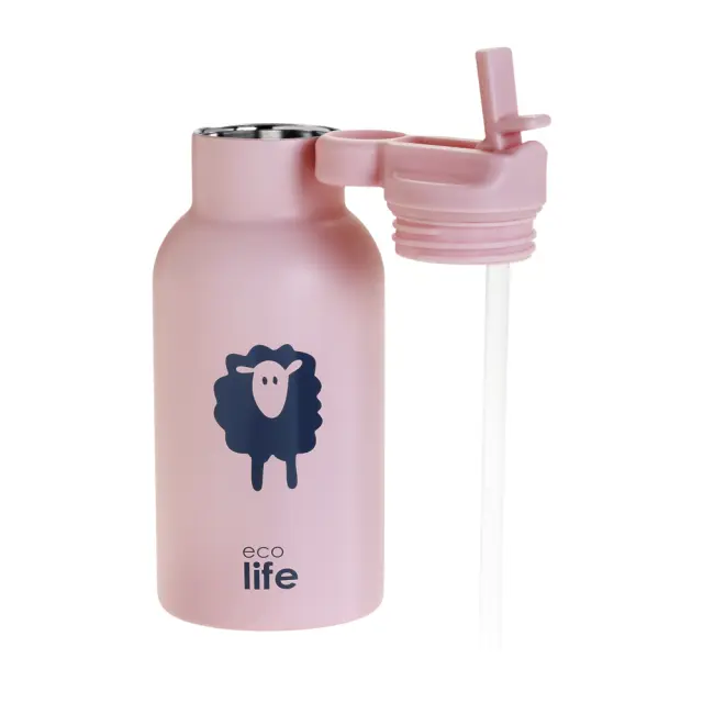 Ecolife Παιδικό Μπουκάλι Θερμός / Kids Thermos Bottle: Animals (4 σχέδια) Sheep 3
