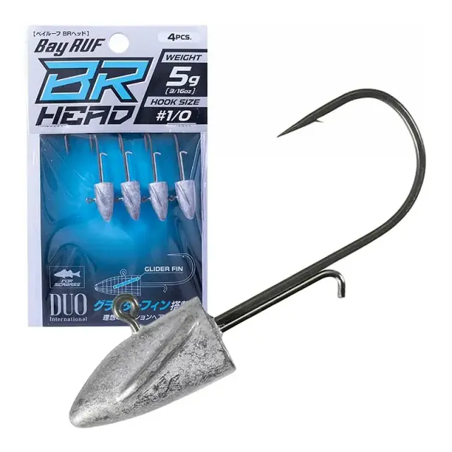 Μολυβοκεφαλές Duo Bay Ruf BR Head – Hybrid Bullet Head με Glider Fins 12gr
