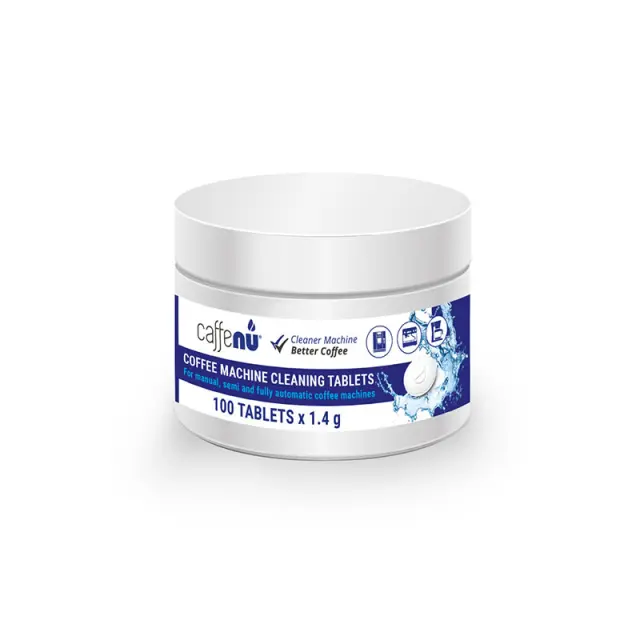Caffenu CLEANING TABLETS 1.4g/100τεμ. σε βαζάκι (νέα σύνθεση)