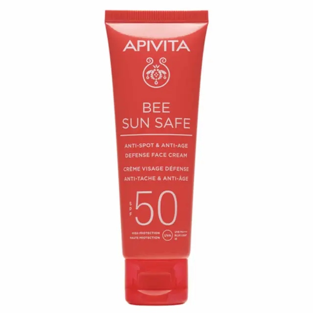 Apivita | Bee Sun Safe Αντηλιακή Κρέμα Προσώπου κατά των Πανάδων & των Ρυτίδων SPF50 | 50ml 2