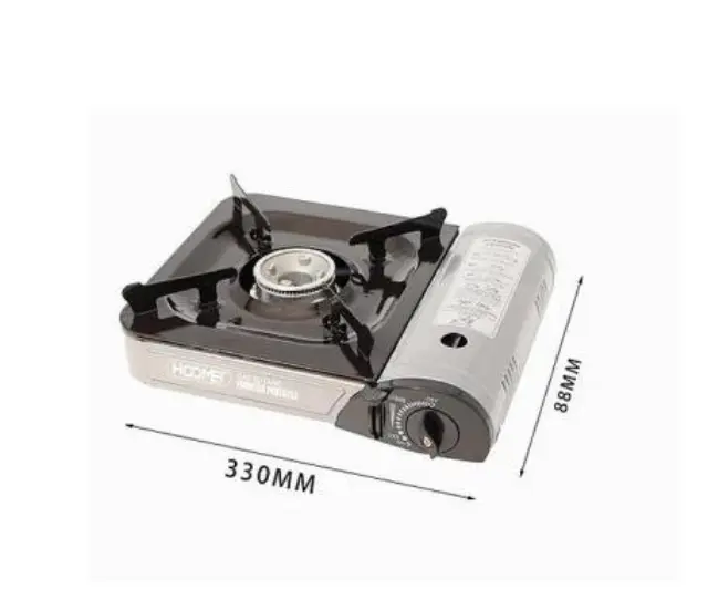 Hoomei HM-1842 Επιτραπέζια Εστία Υγραερίου Μονή Γκρι 3