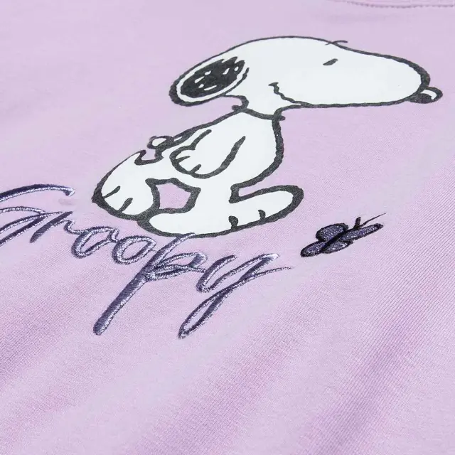 Μπλούζα φούτερ Snoopy με κέντημα 2