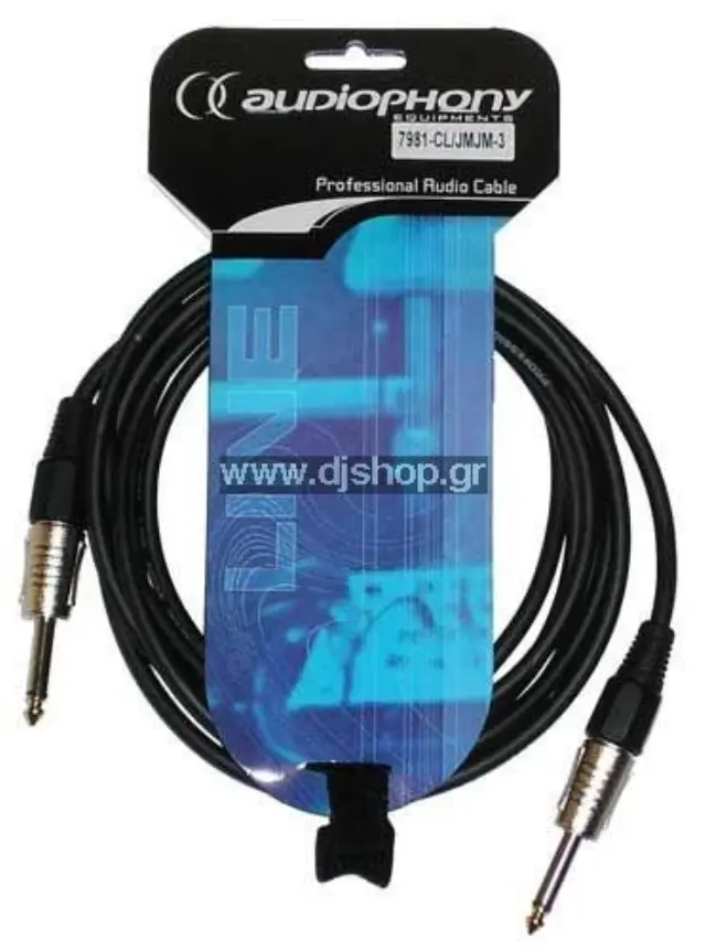 HILEC CL/JMJM-3 ΚΑΛΩΔΙΟ LINE MONO JACK M / JACK M 3M