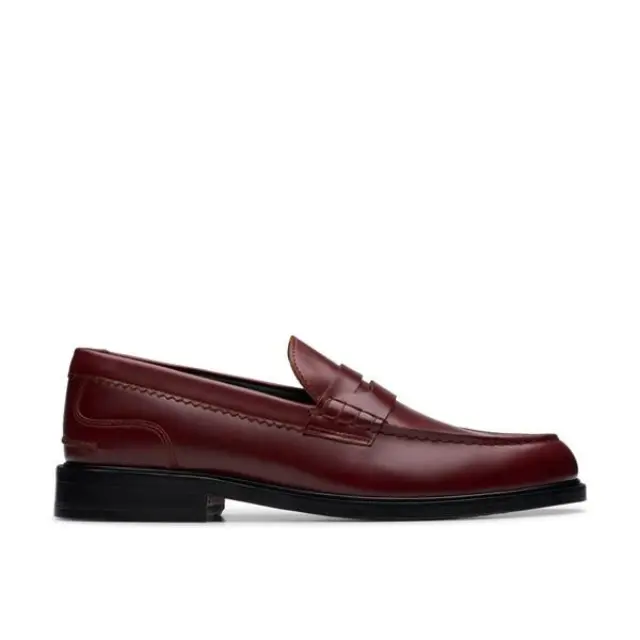 Clarks Craft James Lo Wine Wine Leather 2