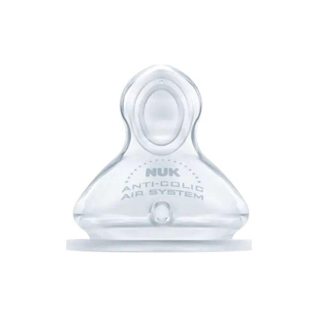 Nuk First Choice+ Θηλή από Σιλικόνη Μικρής Ροής για 0+ μηνών