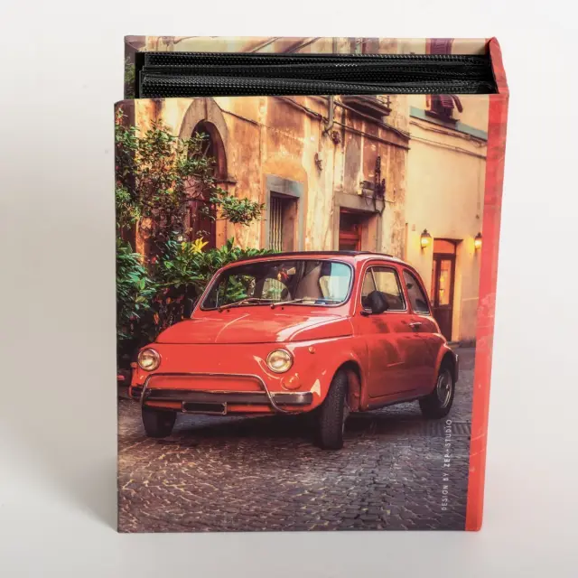 Άλμπουμ carta με θήκες για 100 φωτογραφίες 10×15 red car ΑV4610 2