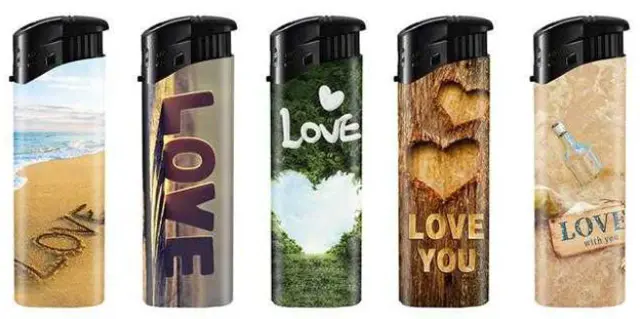 Belfam Αναπτήρες Ηλεκτρονικοί - Natural Love - 5 τεμ.