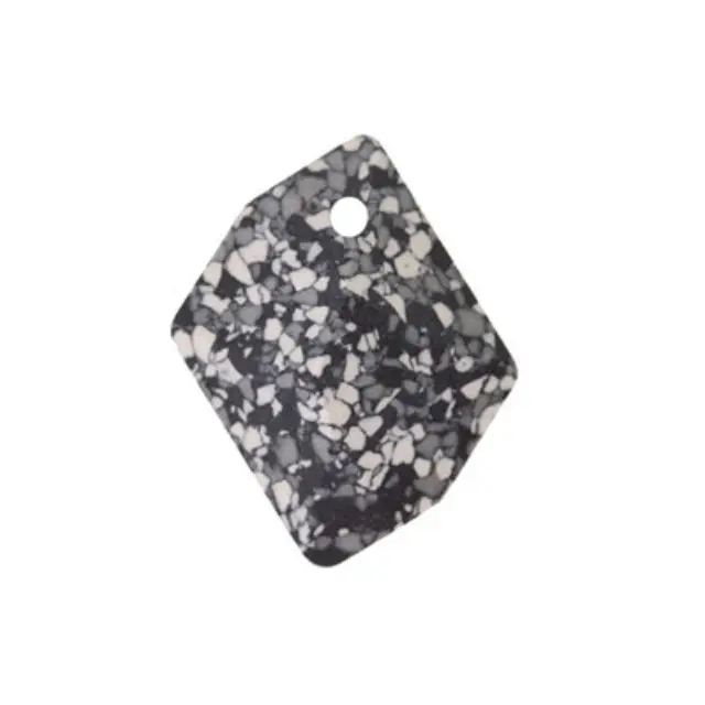 Swarovski 6680 Cosmic Pendant Marbled Black 20x16mm - 1τεμ