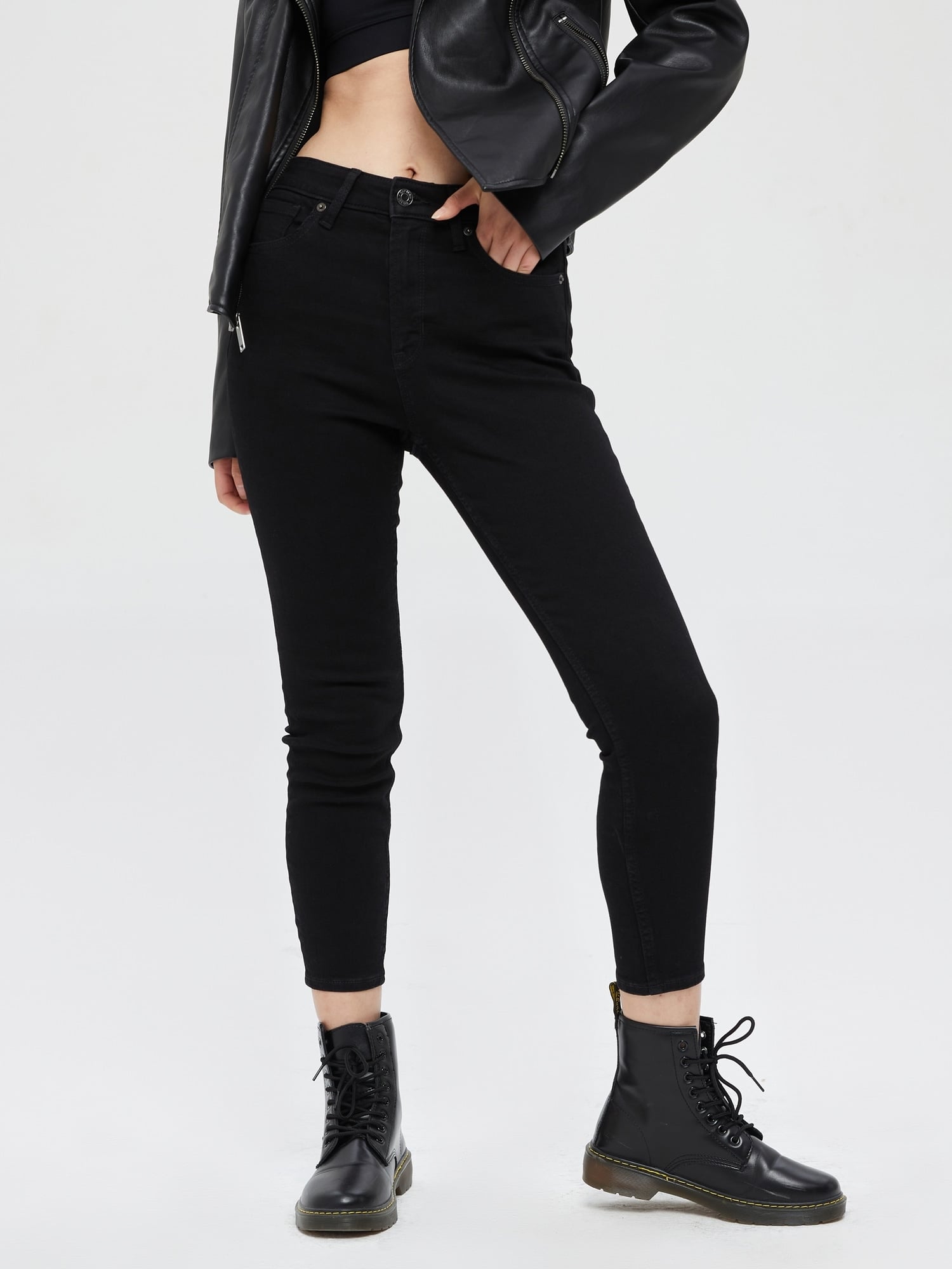 Μαύρο High Rise Universal Jegging Παντελόνι BLACK CLERMONT - 27REG