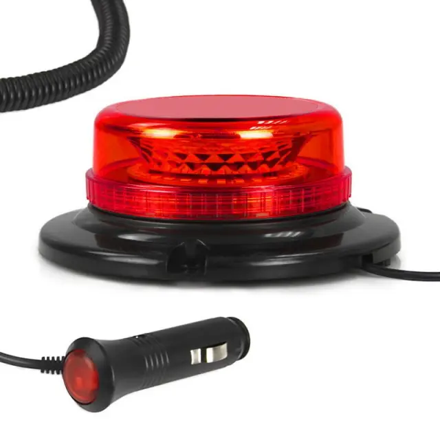 ΦΑΡΟΣ LED 12V-24V ΜΑΓΝΗΤΙΚΟΣ & ΒΙΔΩΤΟΣ - ΚΟΚΚΙΝΟ 9990000024117
