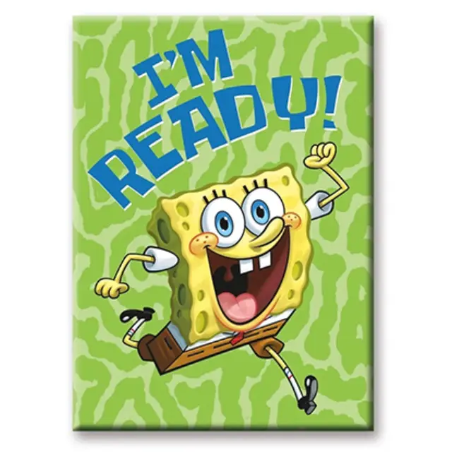 Aquarius SPONGEBOB SQUAREPANTS Μαγνητάκι - I m Ready - Magnet 6.3x8.9cm (94486)