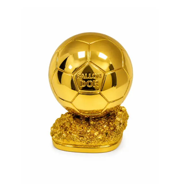 Τρόπαιο Μπάλα Ποδοσφαίρου Χρυσή σε Βάση - Golden Football Ball Trophy Ballon on Base 0332038 2