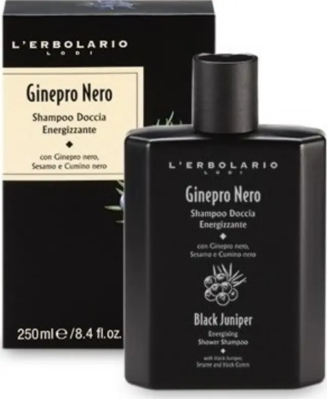 L'Erbolario Ginepro Nero Shampoo Doccia Energizzante Αντρικό Σαμπουάν-Αφρόλουτρο 250ml